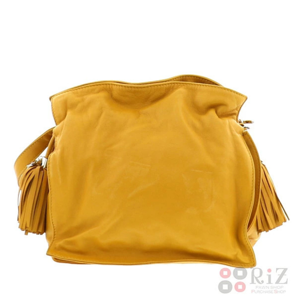 LOEWE Flamenco Bag Shoulder Messenger Yellow - Picture 3 of 6